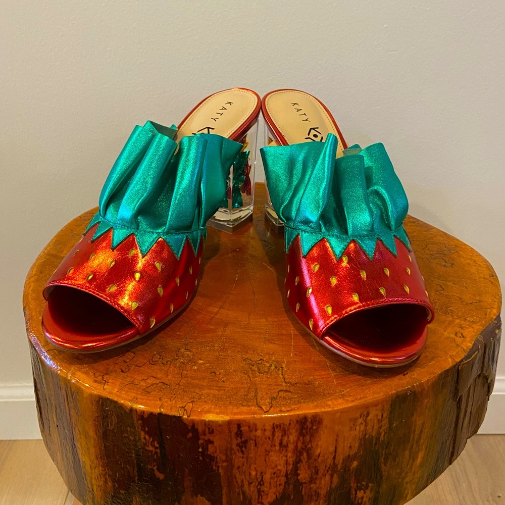 Katy Perry strawberry candy heel